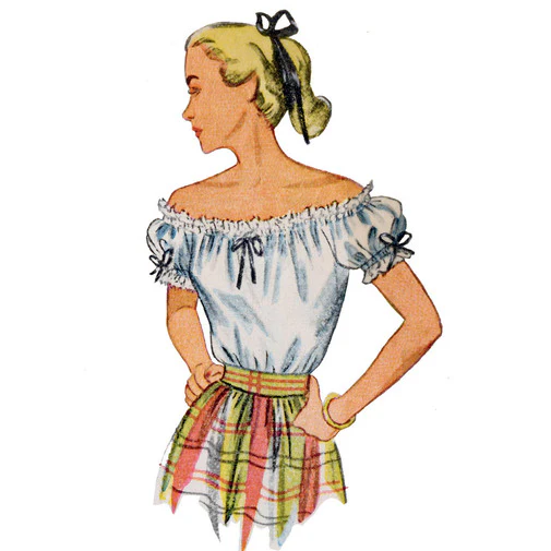 Simplicity Vintage Blouses S9538 - Image 3