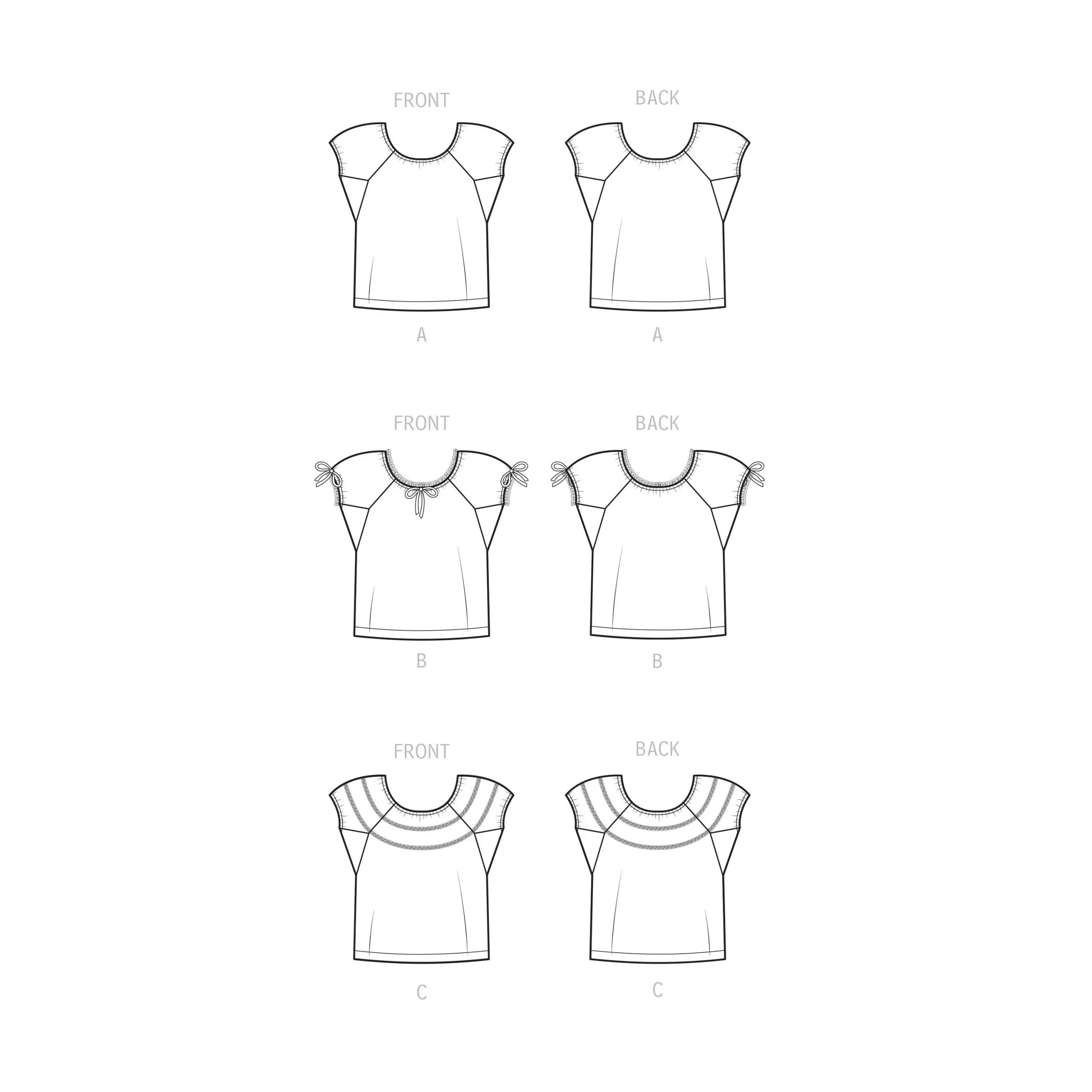 Simplicity Vintage Blouses S9538 - Image 6