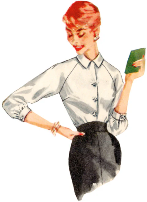 Simplicity Vintage Blouses S9818 - Image 3