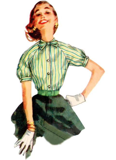 Simplicity Vintage Blouses S9818 - Image 4