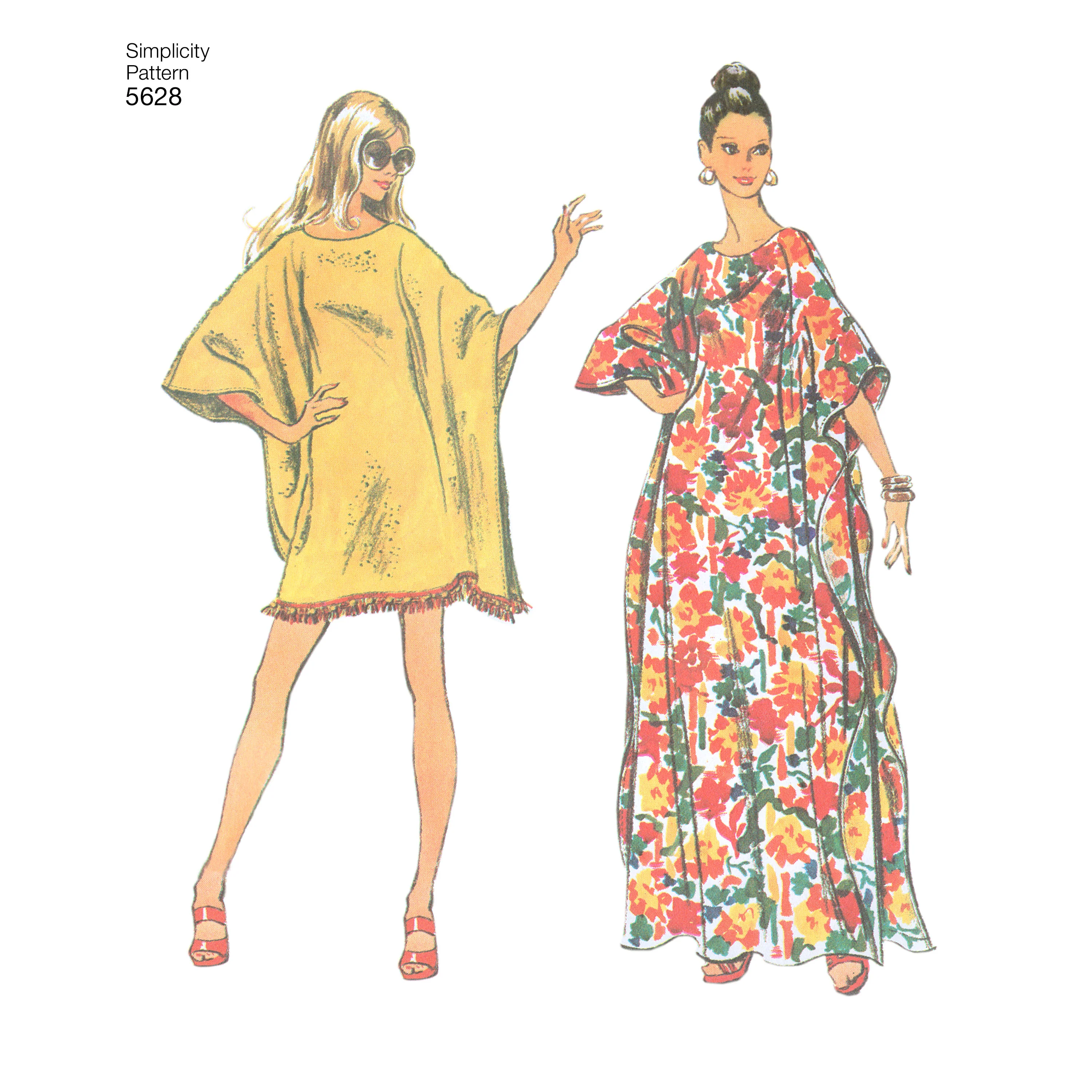 Simplicity Vintage Caftan S5628 - Image 3