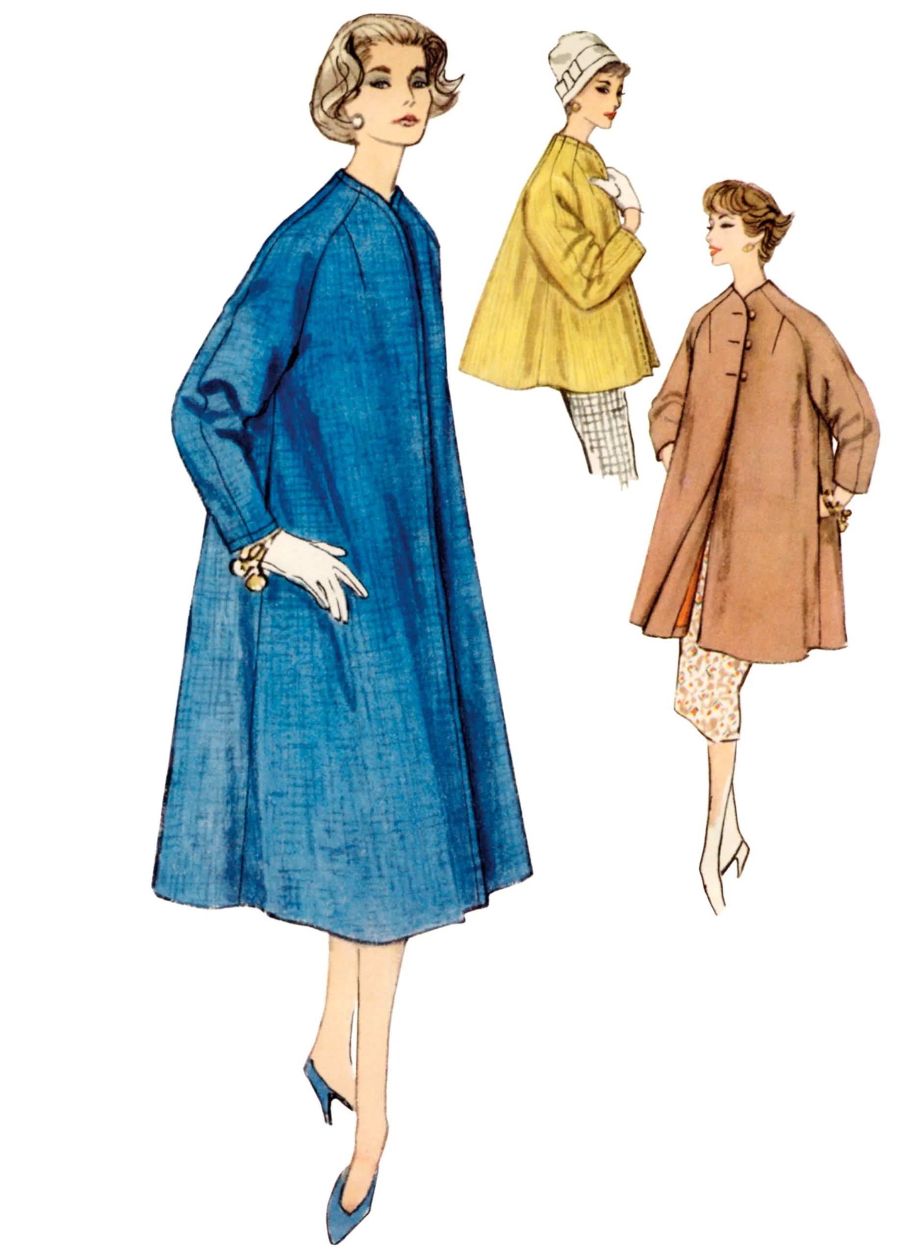 Simplicity Vintage Coats S9847 - Image 3