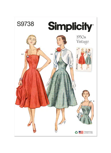 Simplicity Vintage Dress & Jacket S9738 - Image 2
