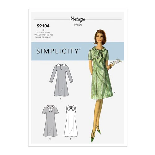 Simplicity Vintage Dress S9104 - Image 2