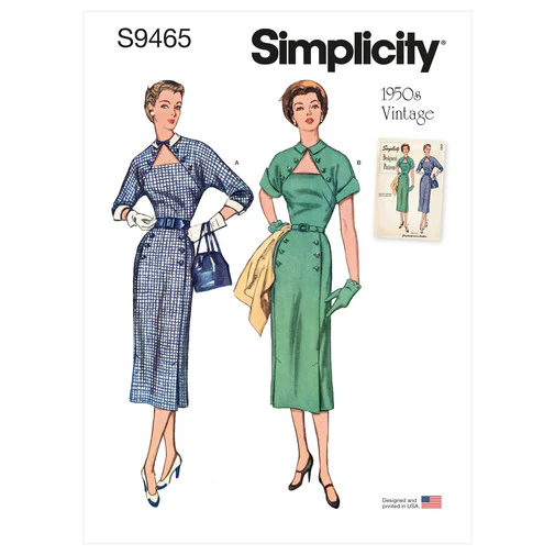 Simplicity Vintage Dress S9465 - Image 2