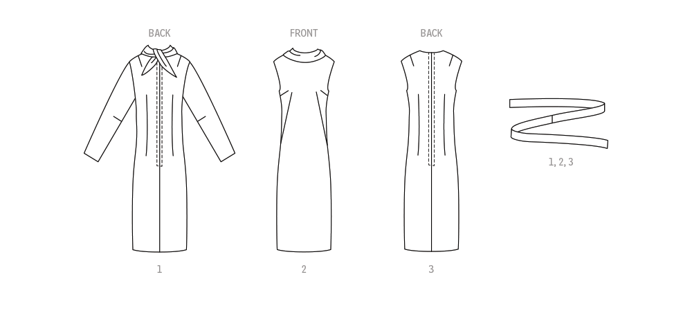 Simplicity Vintage Dress S9846 - Image 3