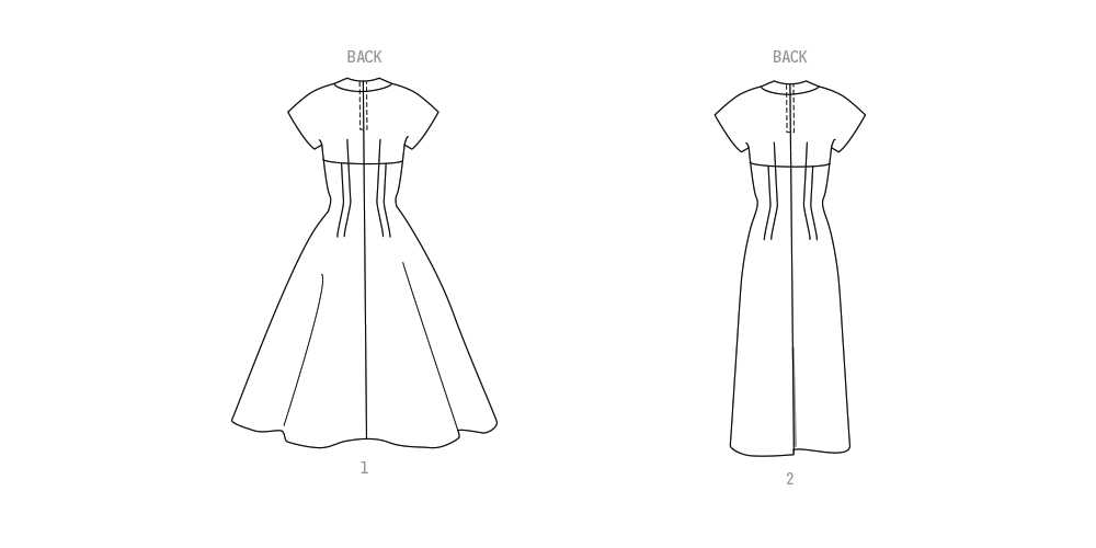 Simplicity Vintage Dress S9849 - Image 3