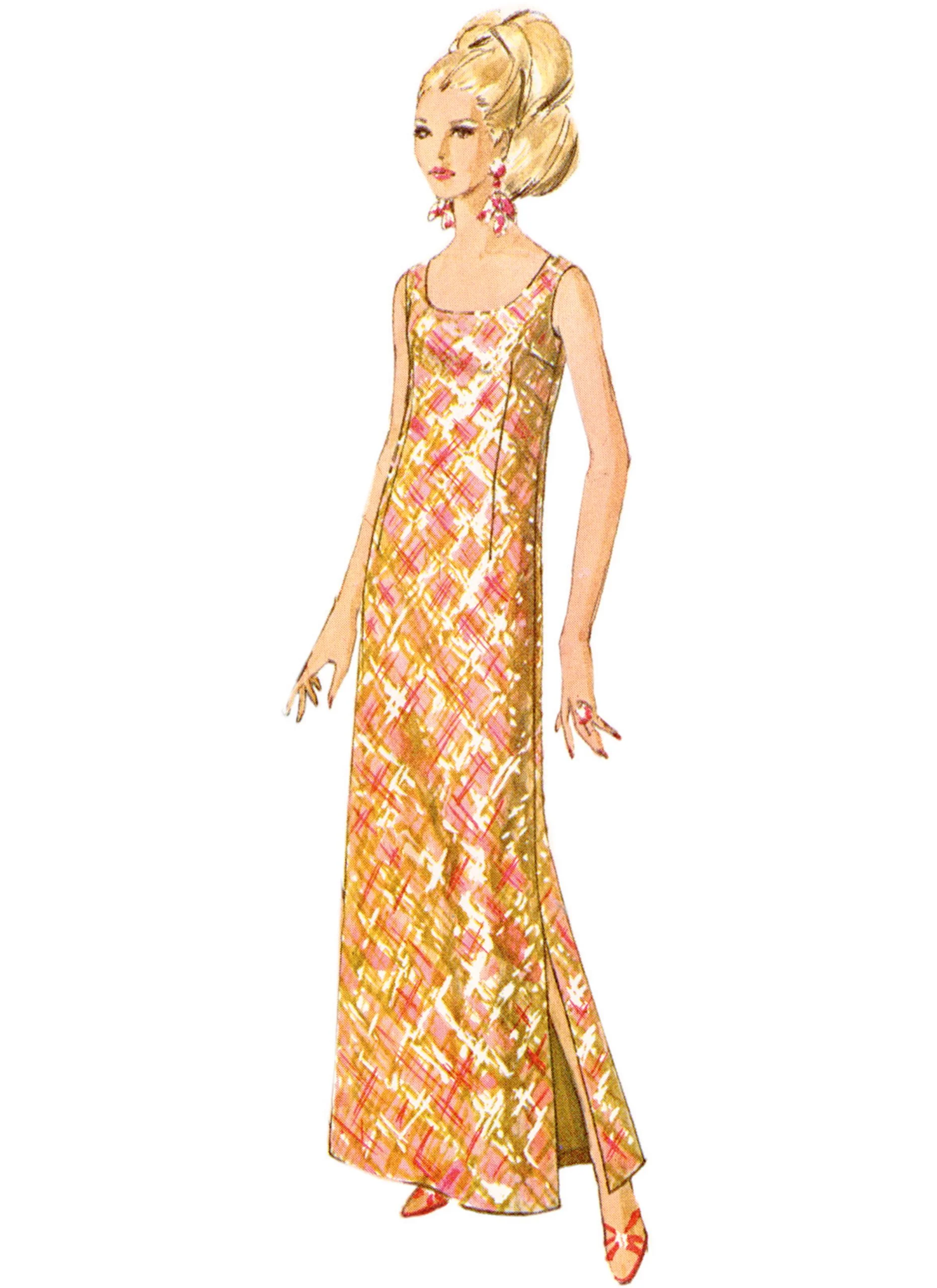 Simplicity Vintage Dress S9884 - Image 3