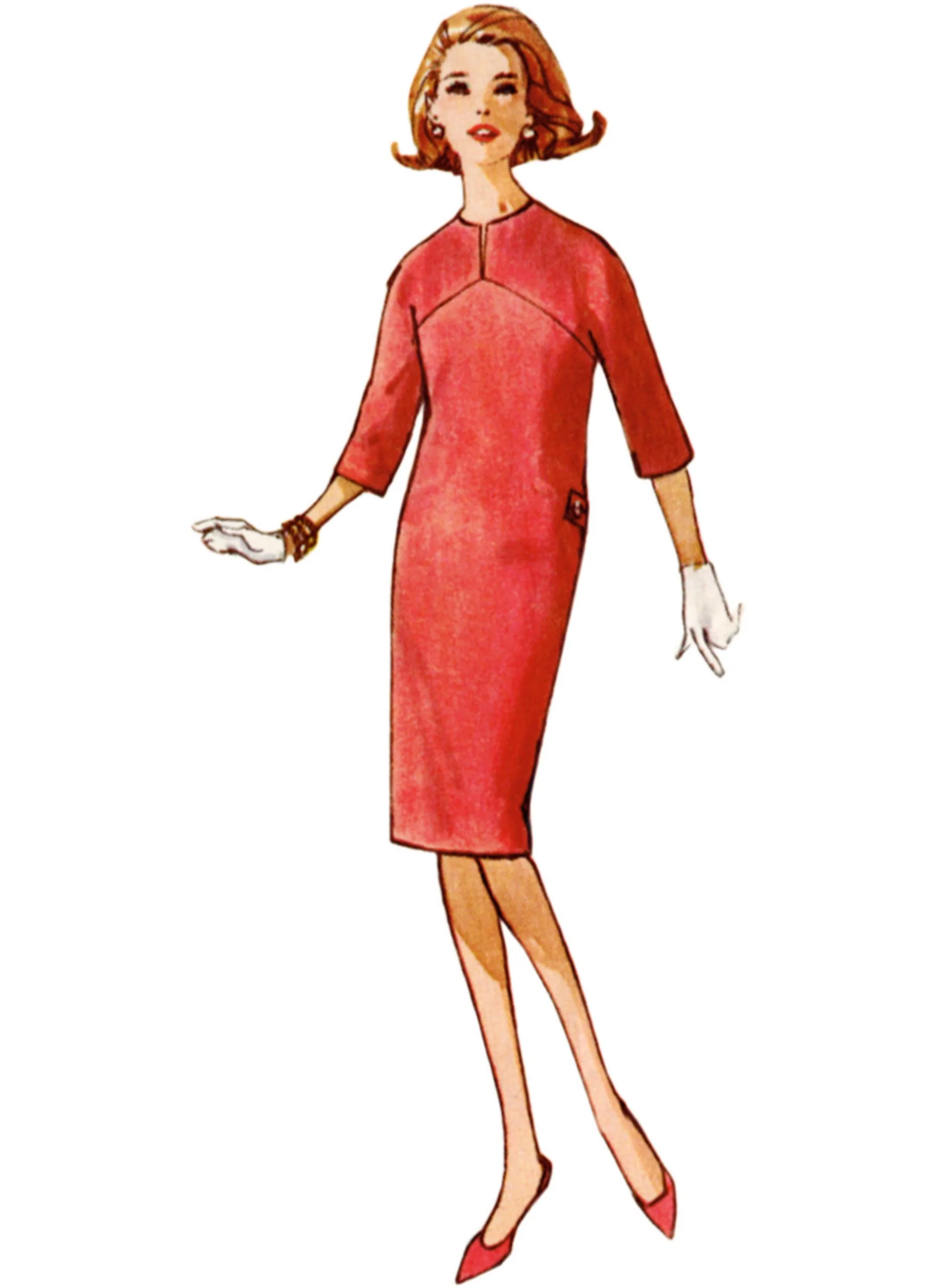 Simplicity Vintage Dress S9915 - Image 3