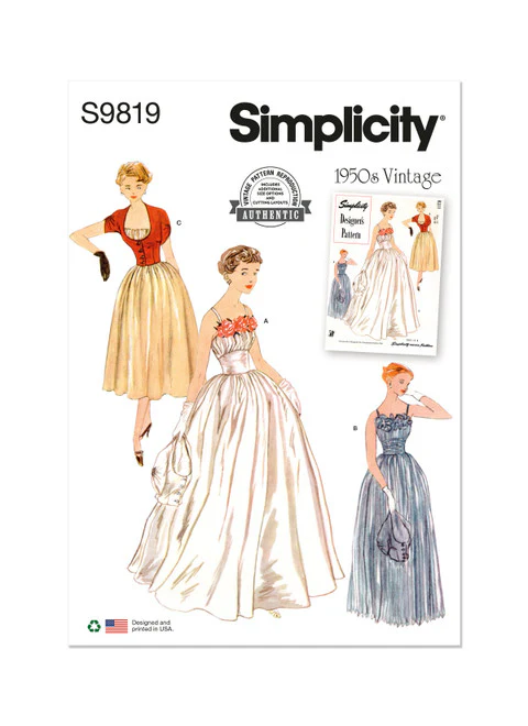 Simplicity Vintage Dresses & Jacket S8919 - Image 2