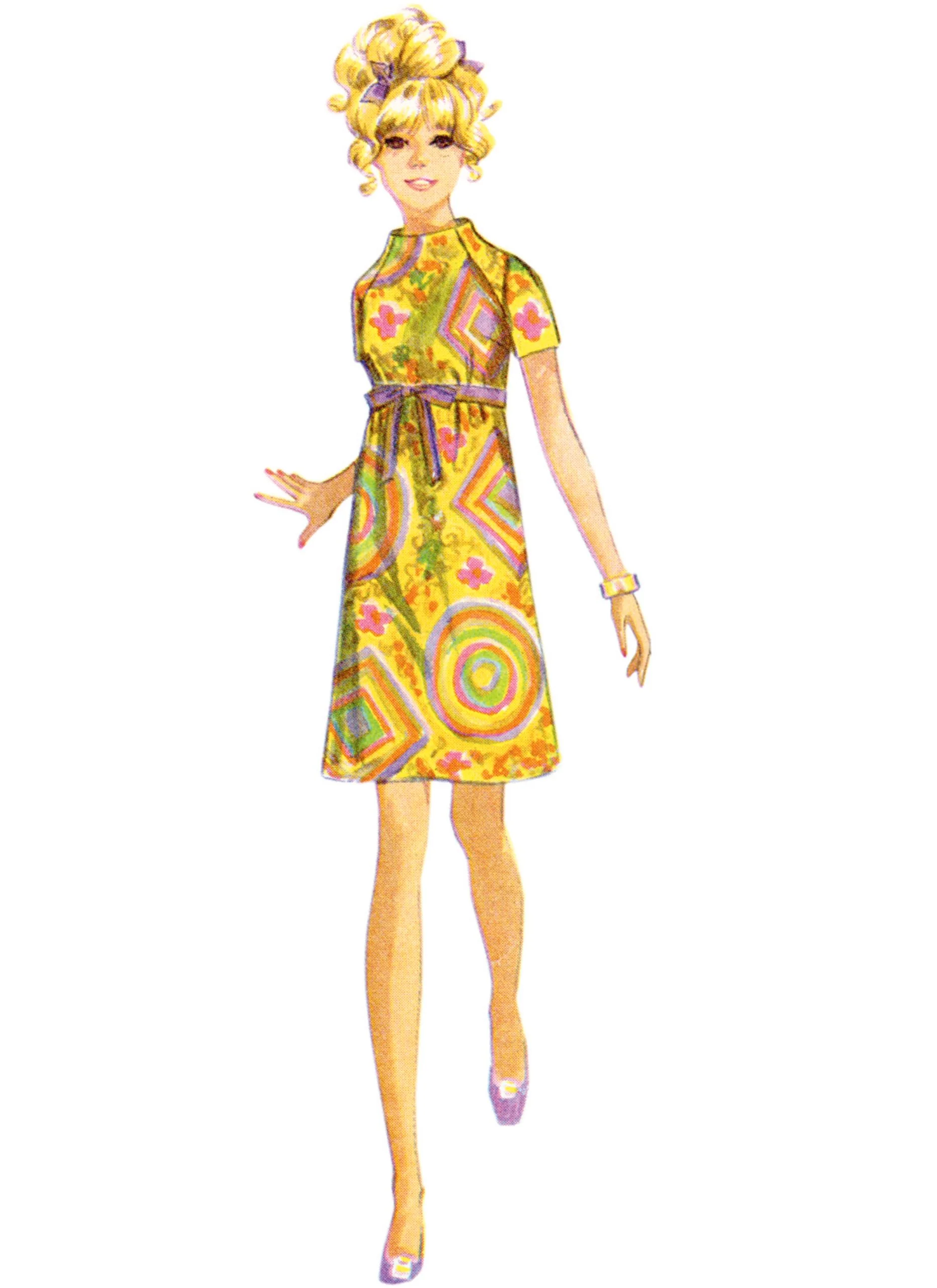 Simplicity Vintage Dresses S9845 - Image 3