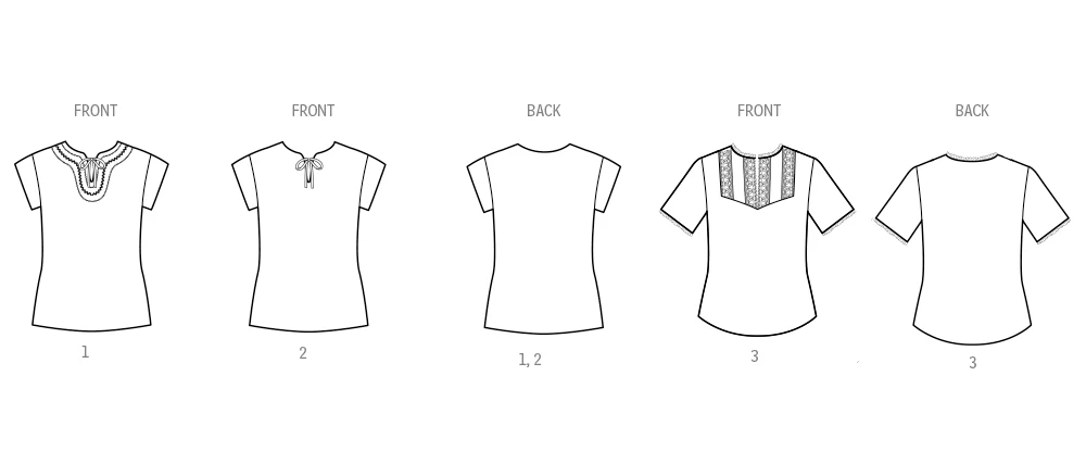 Simplicity Vintage Knit Tops S9965 - Image 5
