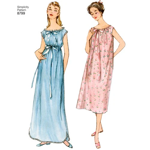 Simplicity Vintage Nightwear S8799 - Image 4