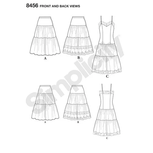 Simplicity Vintage Petticoat and Slip S8456 - Image 6