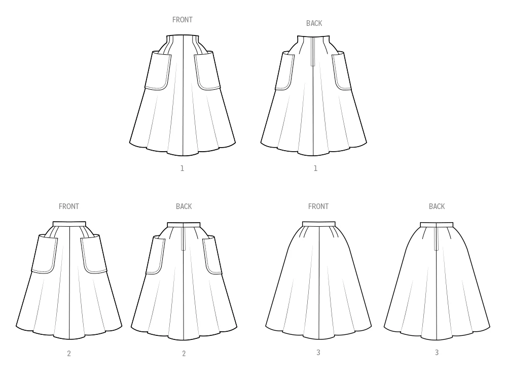 Simplicity Vintage Skirts S3016 - Image 5
