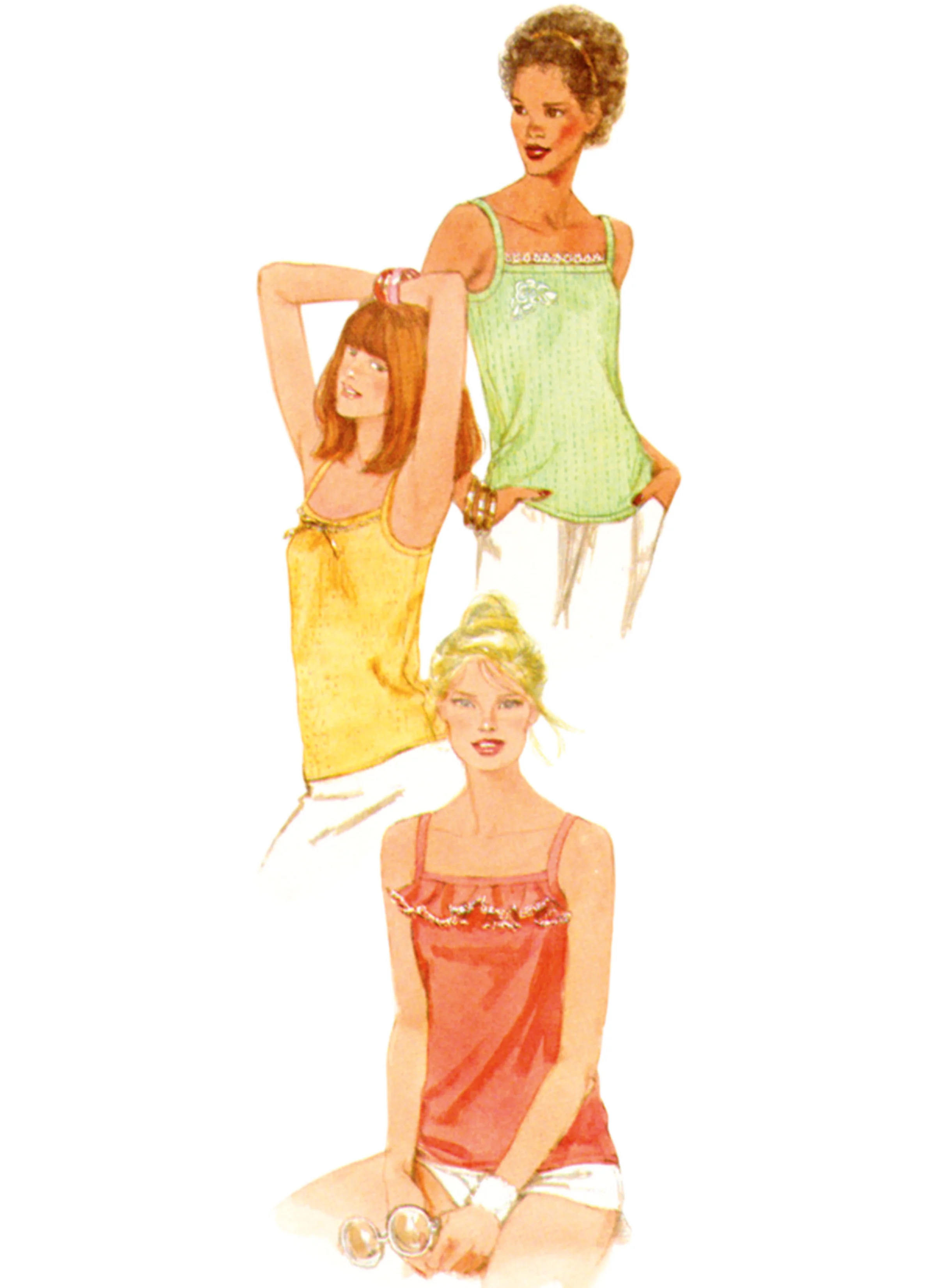 Simplicity Vintage Tops S9967 - Image 4