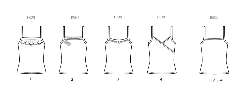 Simplicity Vintage Tops S9967 - Image 5
