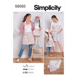 Simplicity Woman/Child Aprons S9565 - Image 2