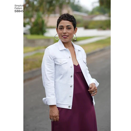 Simplicity Women/Men/Teen Jean Jacket S8845 - Image 3