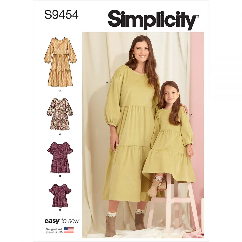 Simplicity Women's/Child Dress and Top S9454 - Image 2