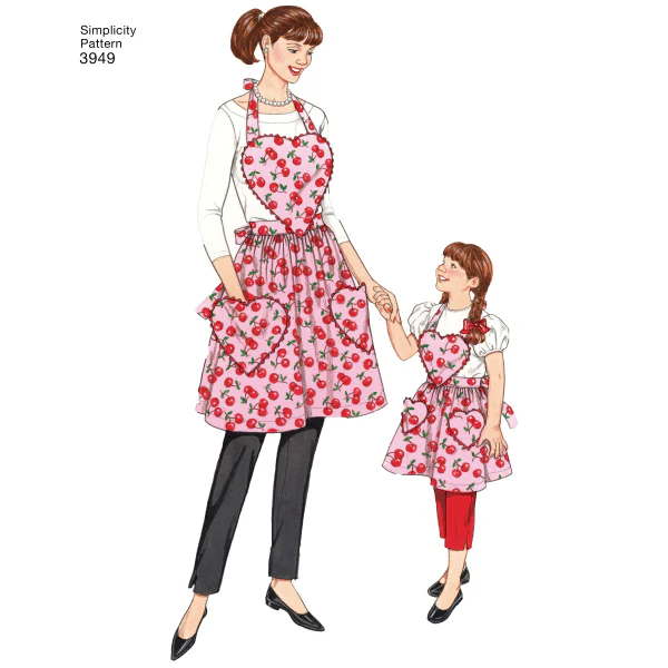 Simplicity Women's/Children's Aprons S3949 - Image 4
