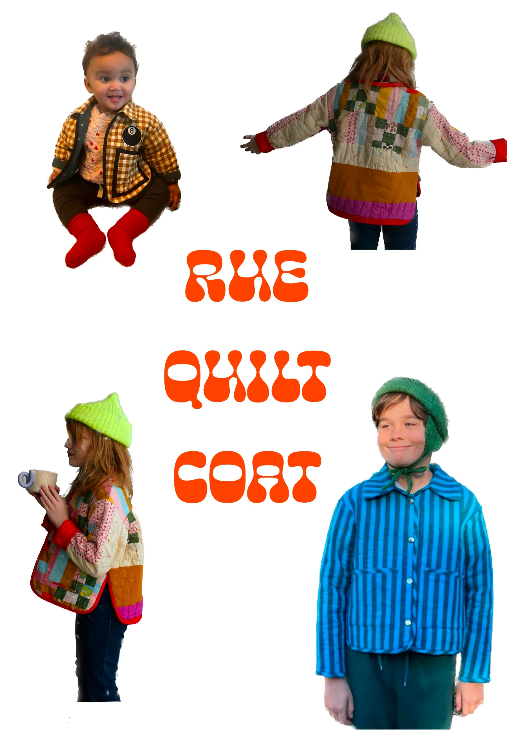 Spaghetti Western Sewing Baby/Child Rue Quilt Coat - Image 3