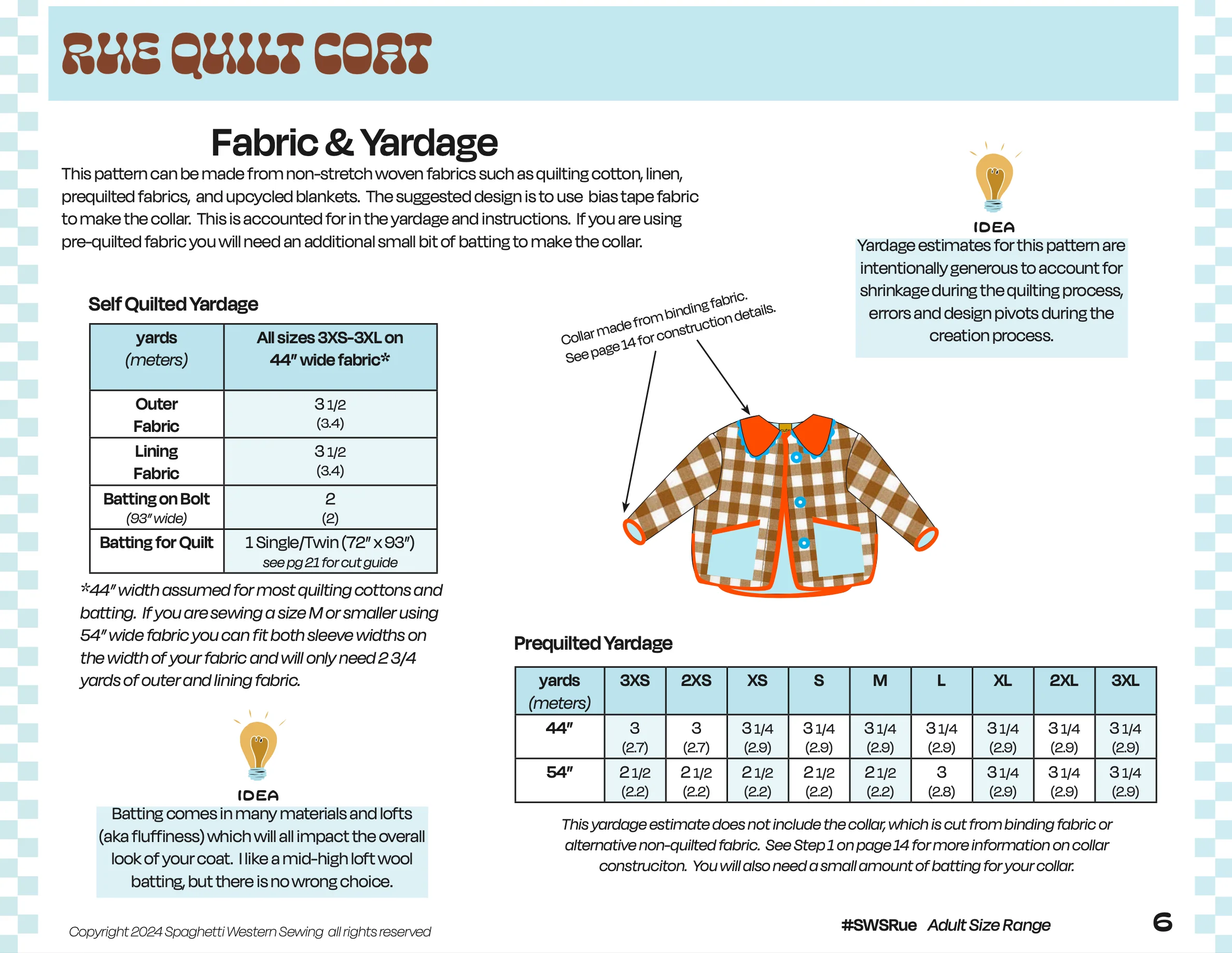 Spaghetti Western Sewing Rue Quilt Coat - Image 7