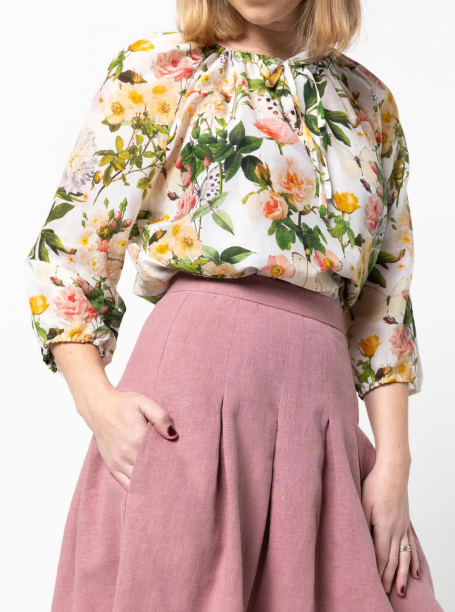 Style Arc Anita Peasant Blouse - Image 2