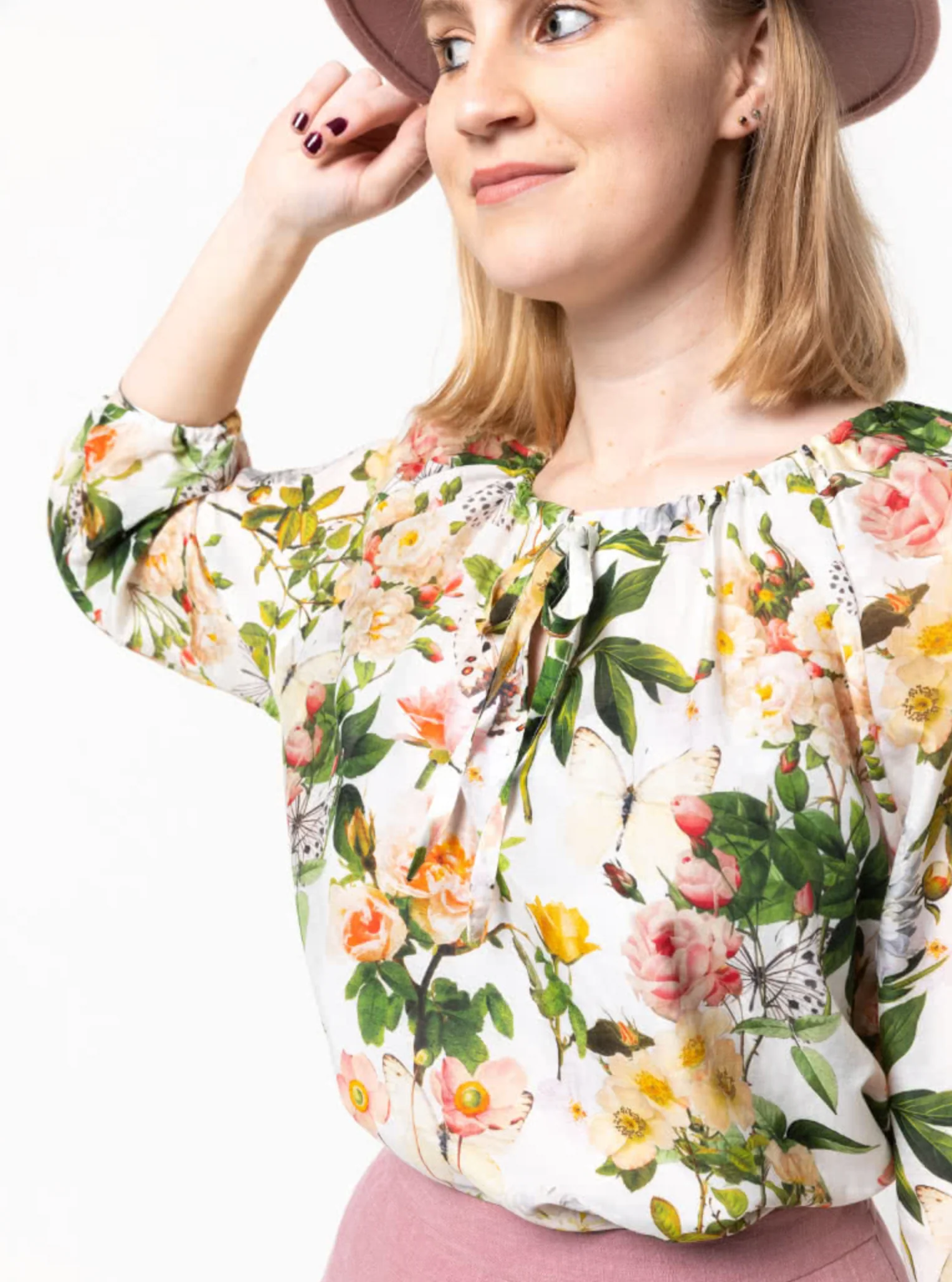 Style Arc Anita Peasant Blouse - Image 3