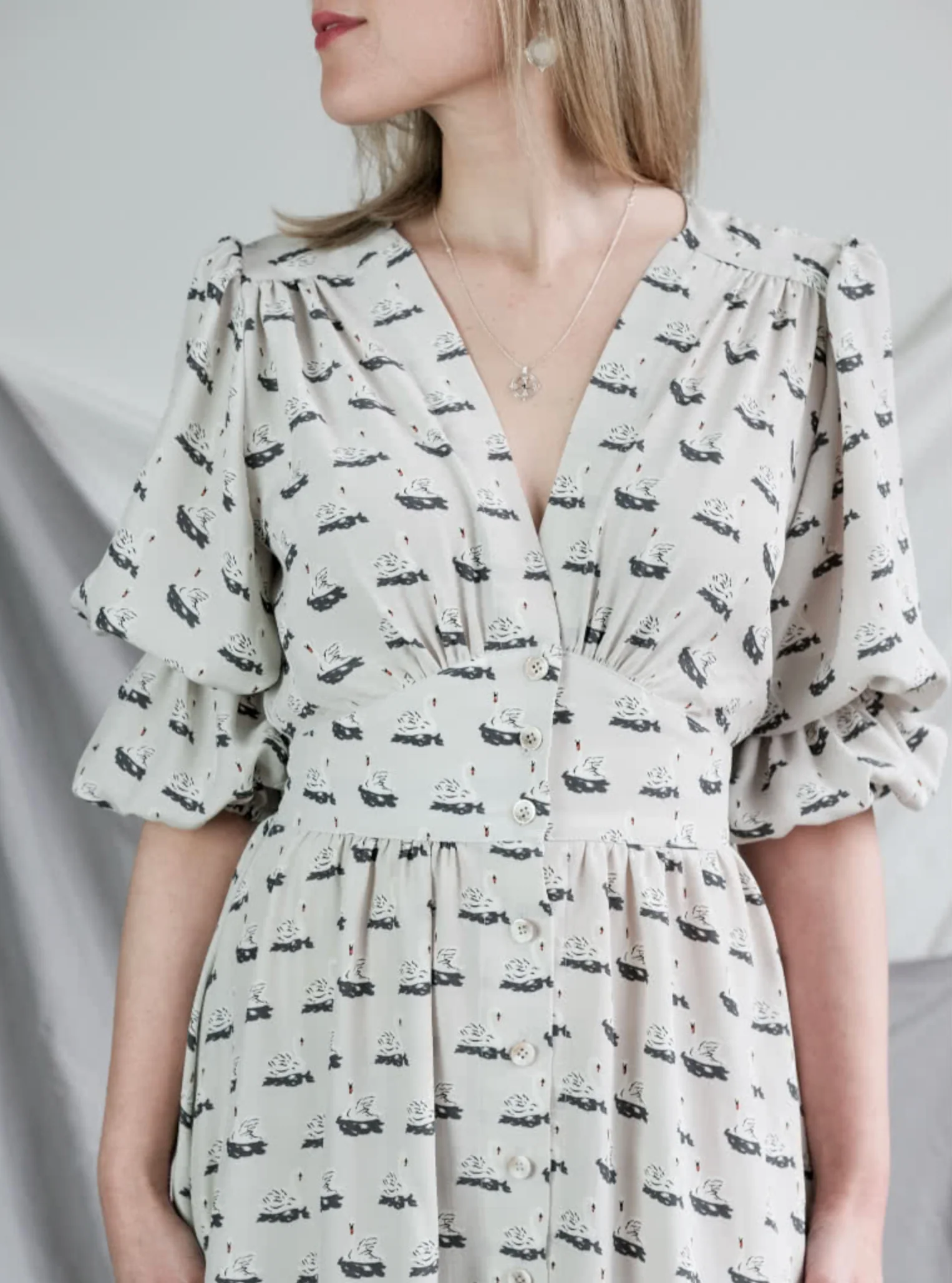 Style Arc Belle Woven Dress - Image 4