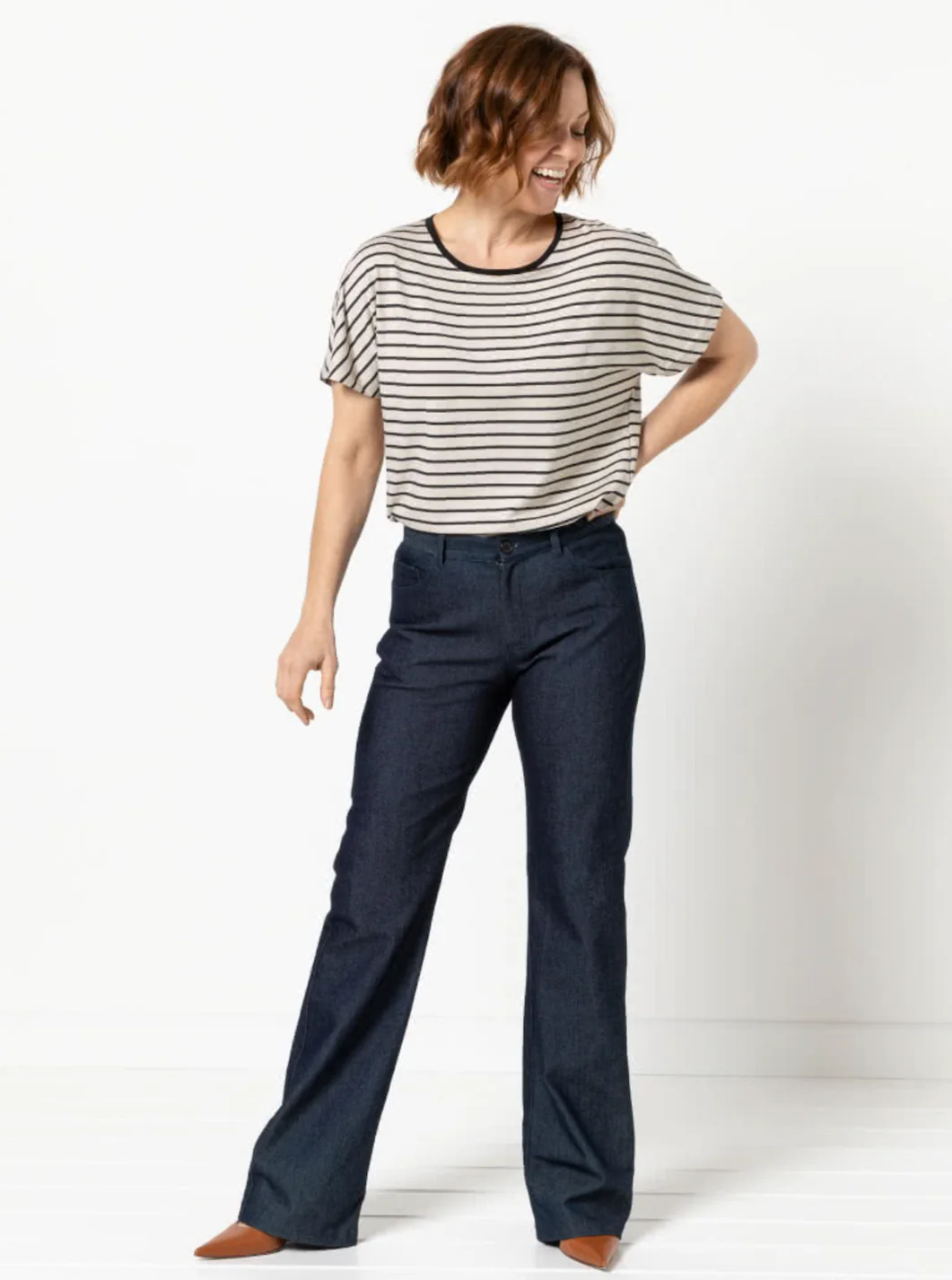 Style Arc Besharl Knit Tee - Image 3