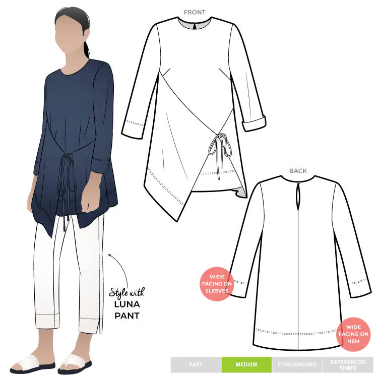 Style Arc Bessie Woven Tunic - Image 9