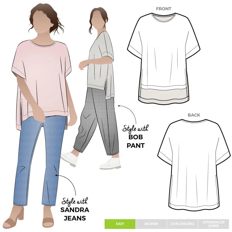 Style Arc Betty Woven Tunic - Image 7