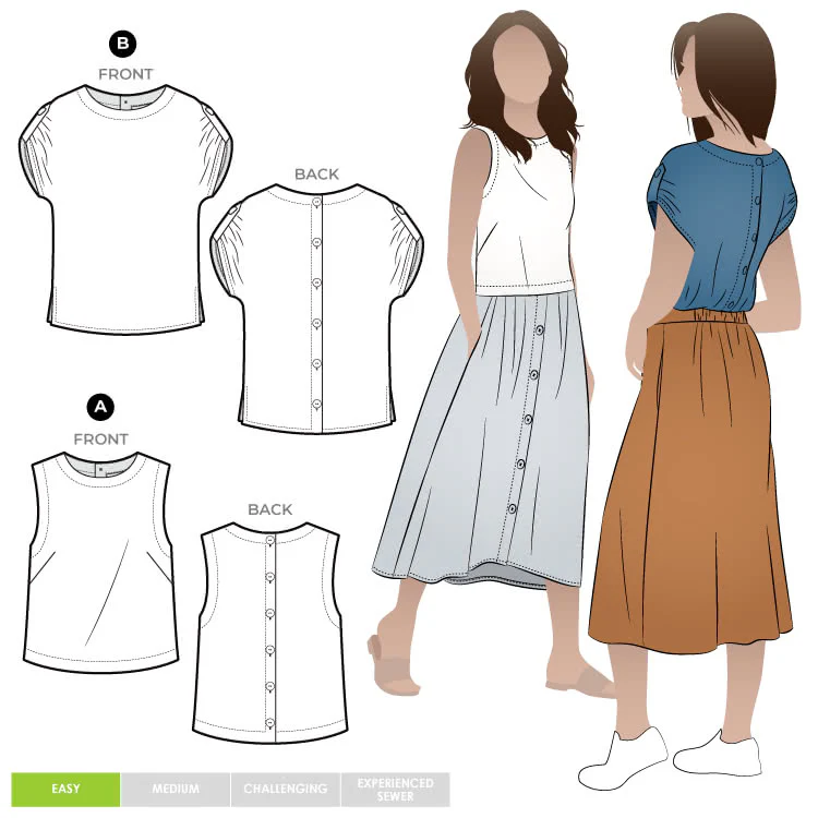 Style Arc Bonnie Woven Tops - Image 12