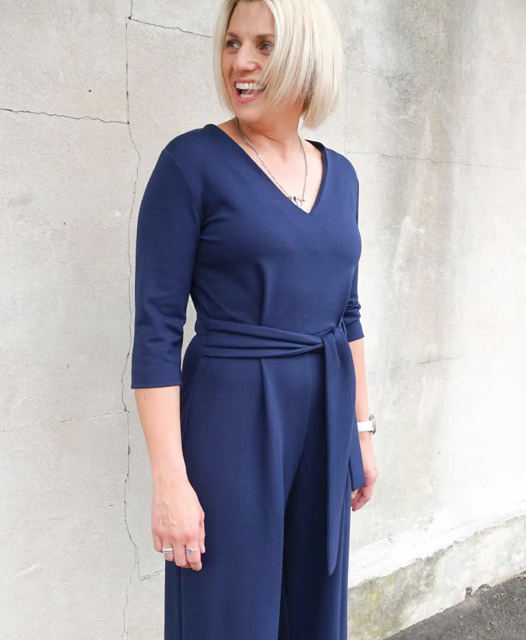 Style Arc Brice Knit Jumpsuit - Image 4