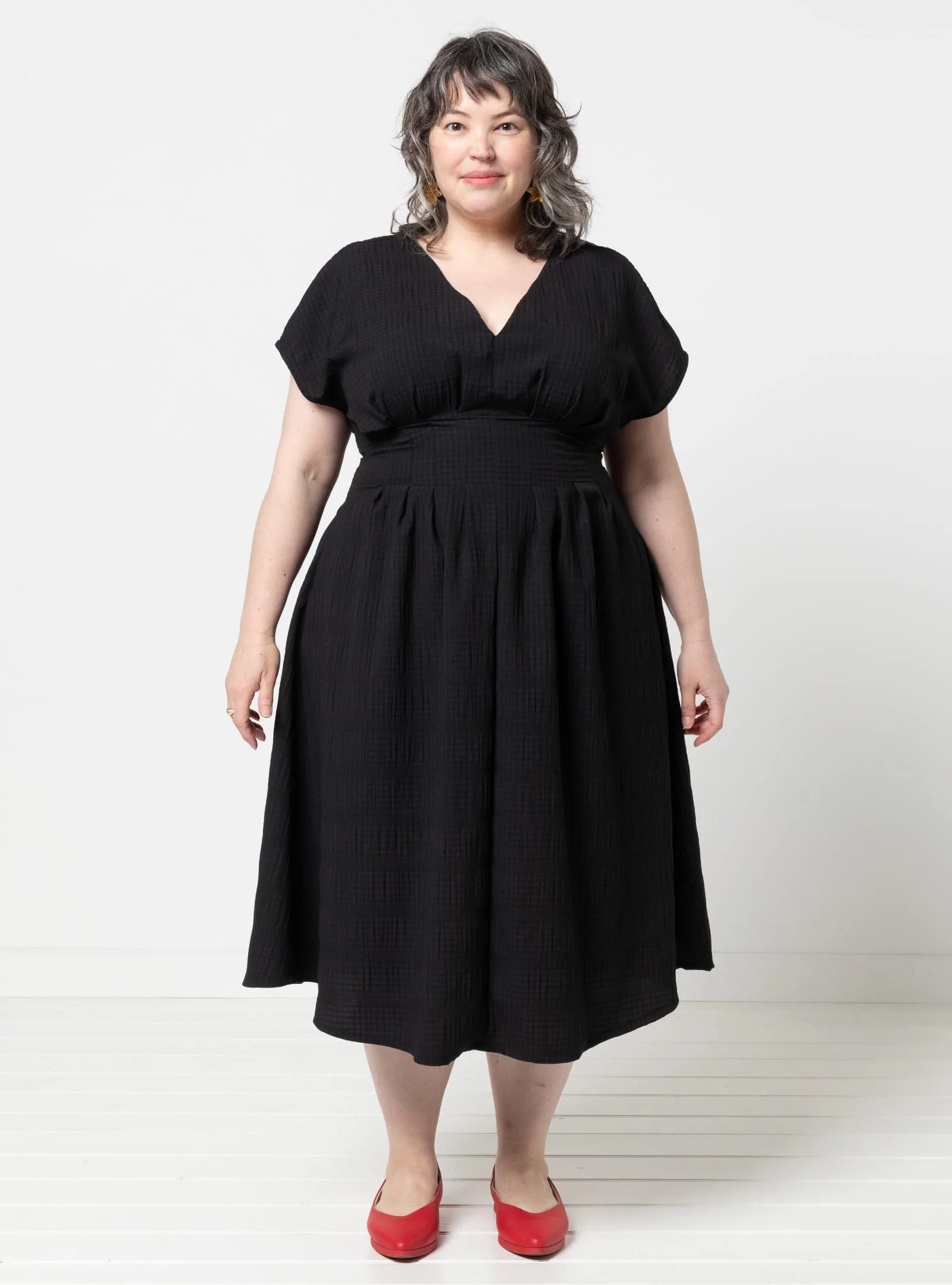 Style Arc Bronte Woven Dress - Image 5