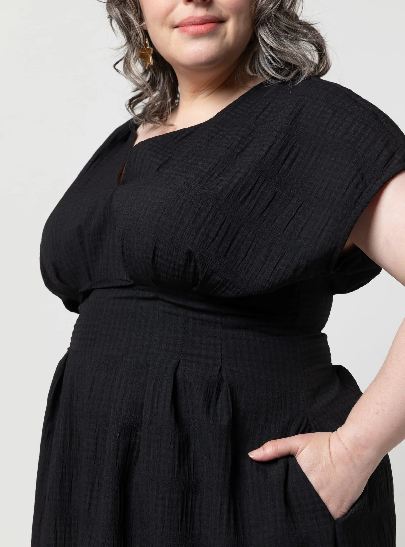 Style Arc Bronte Woven Dress - Image 9