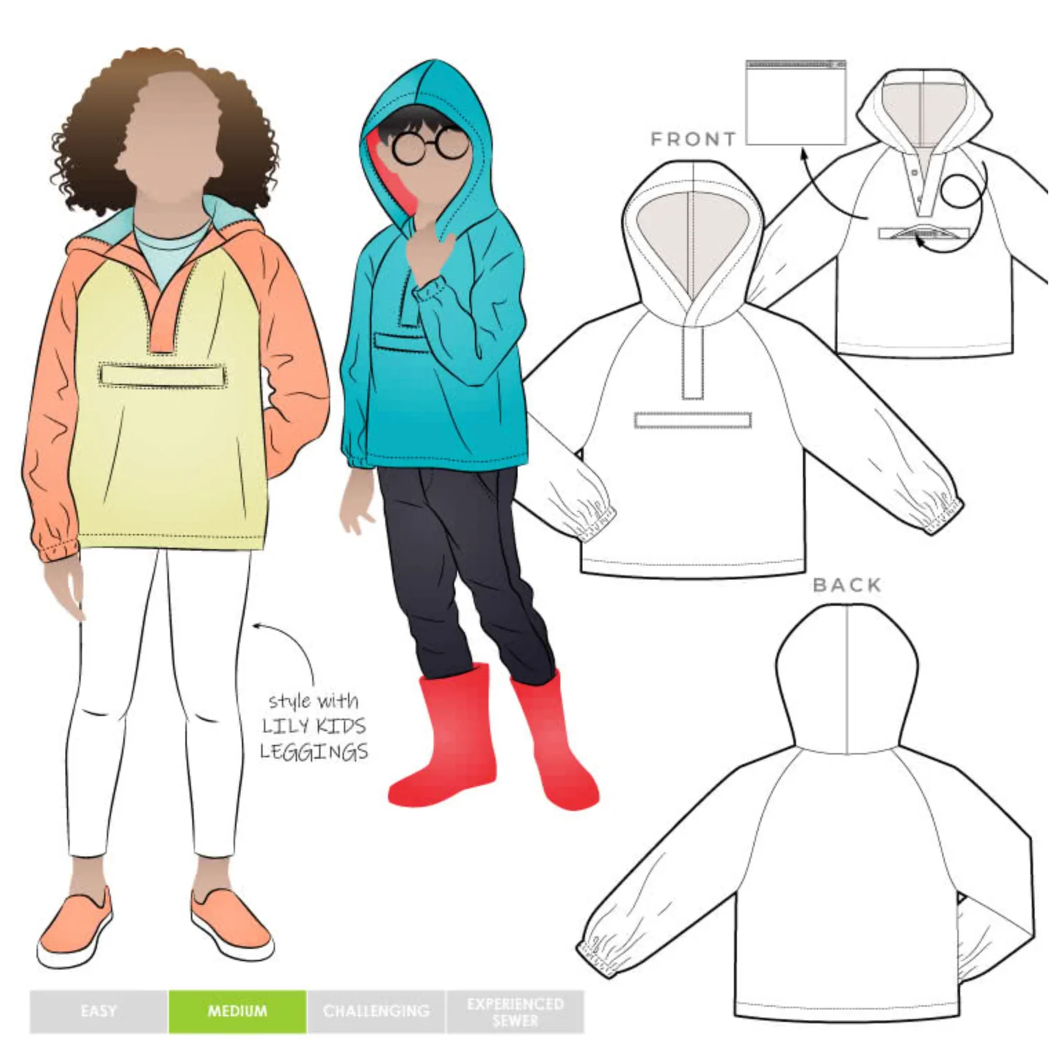 Style Arc Children's Ash Anorak - Image 6
