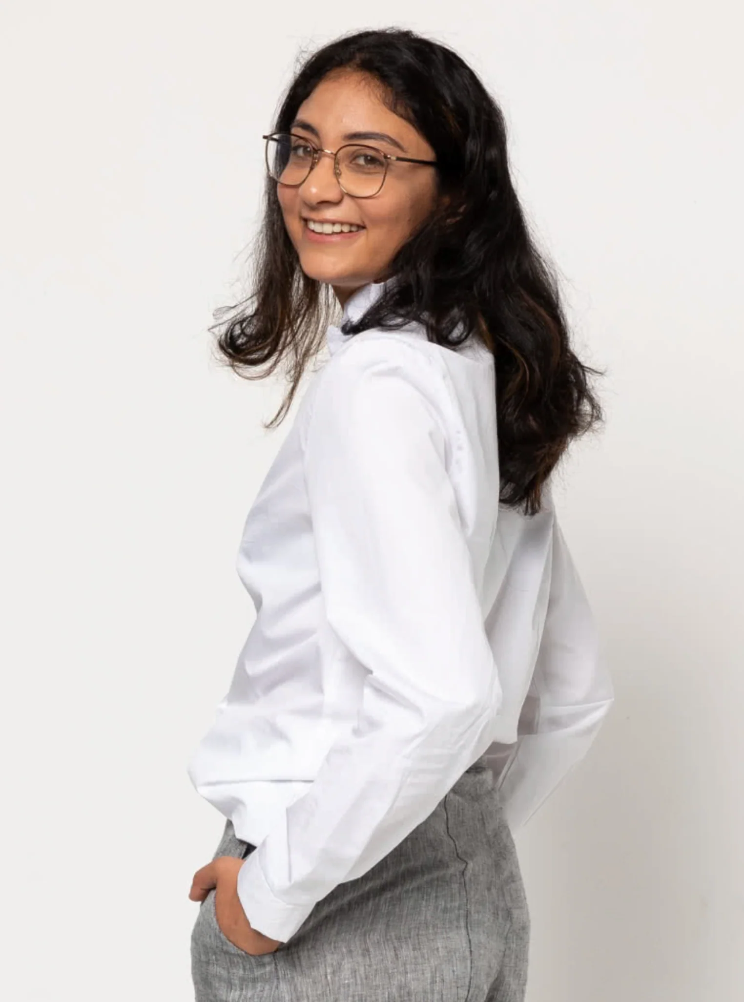 Style Arc Francesca Woven Shirt - Image 5