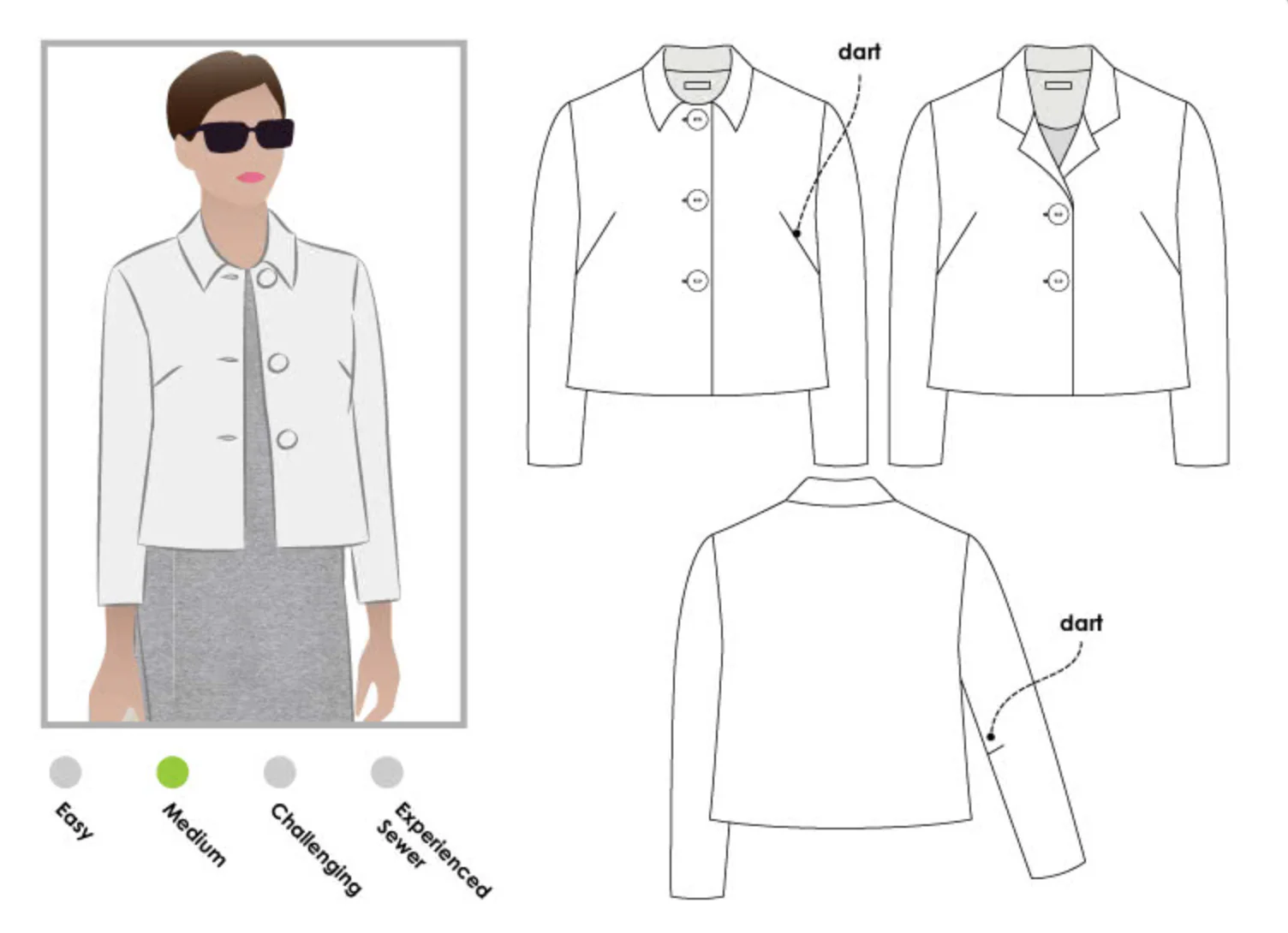 Style Arc Harriet Jacket - Image 6