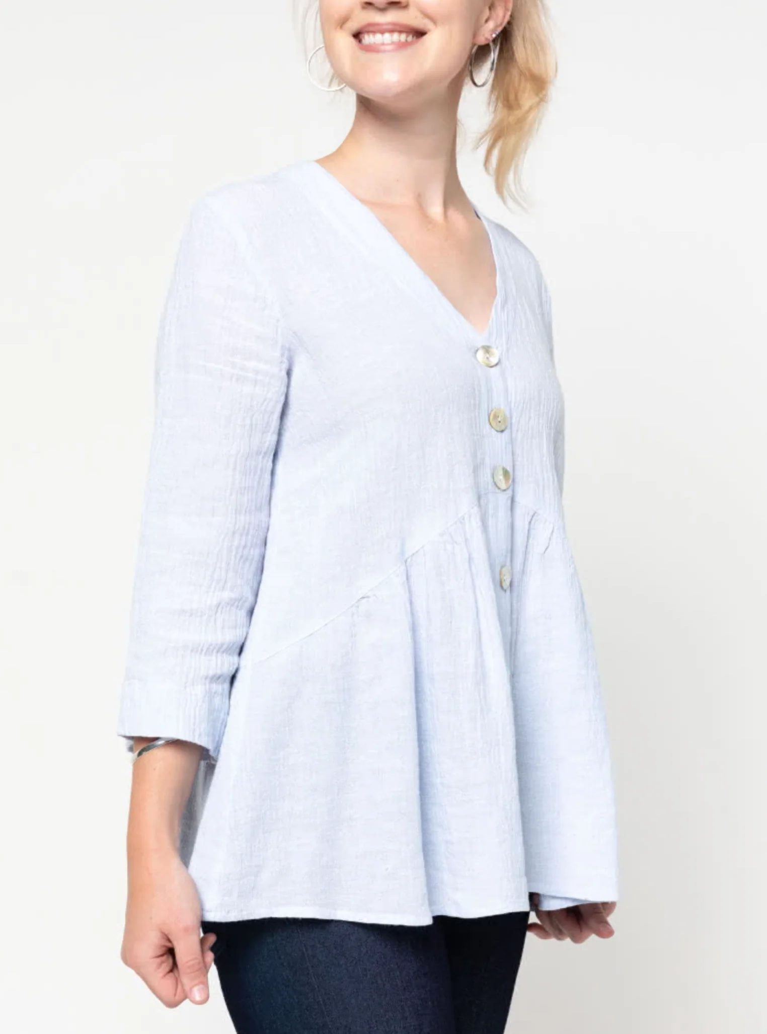 Style Arc Jules Woven Tunic - Image 6