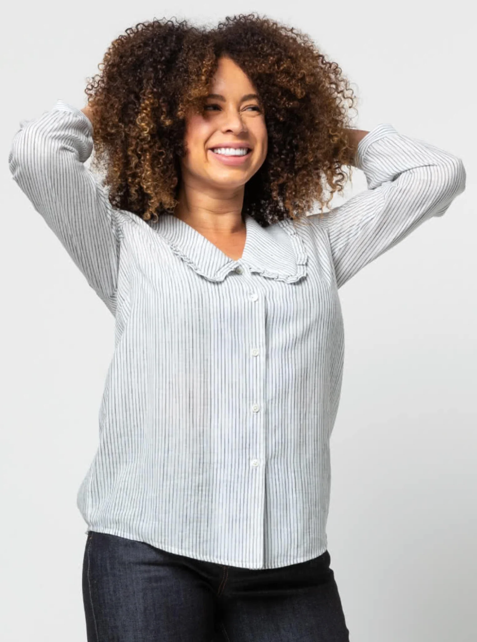 Style Arc Kennie Woven Shirt - Image 4
