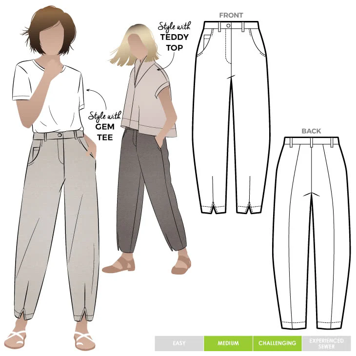Style Arc Kew Woven Pant - Image 9