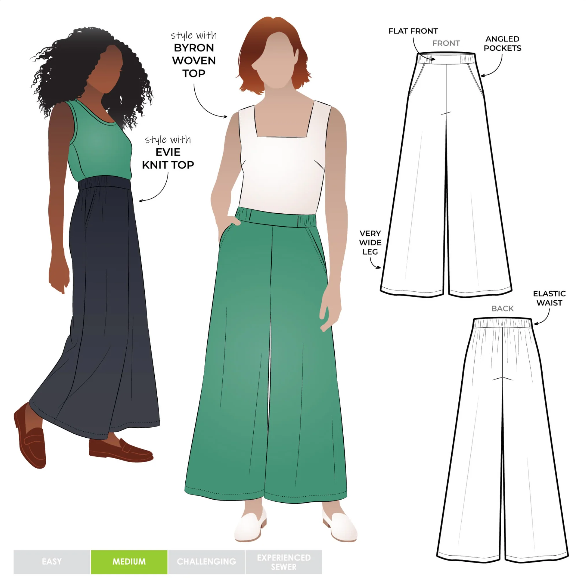 Style Arc Loddon Woven Pant - Image 9