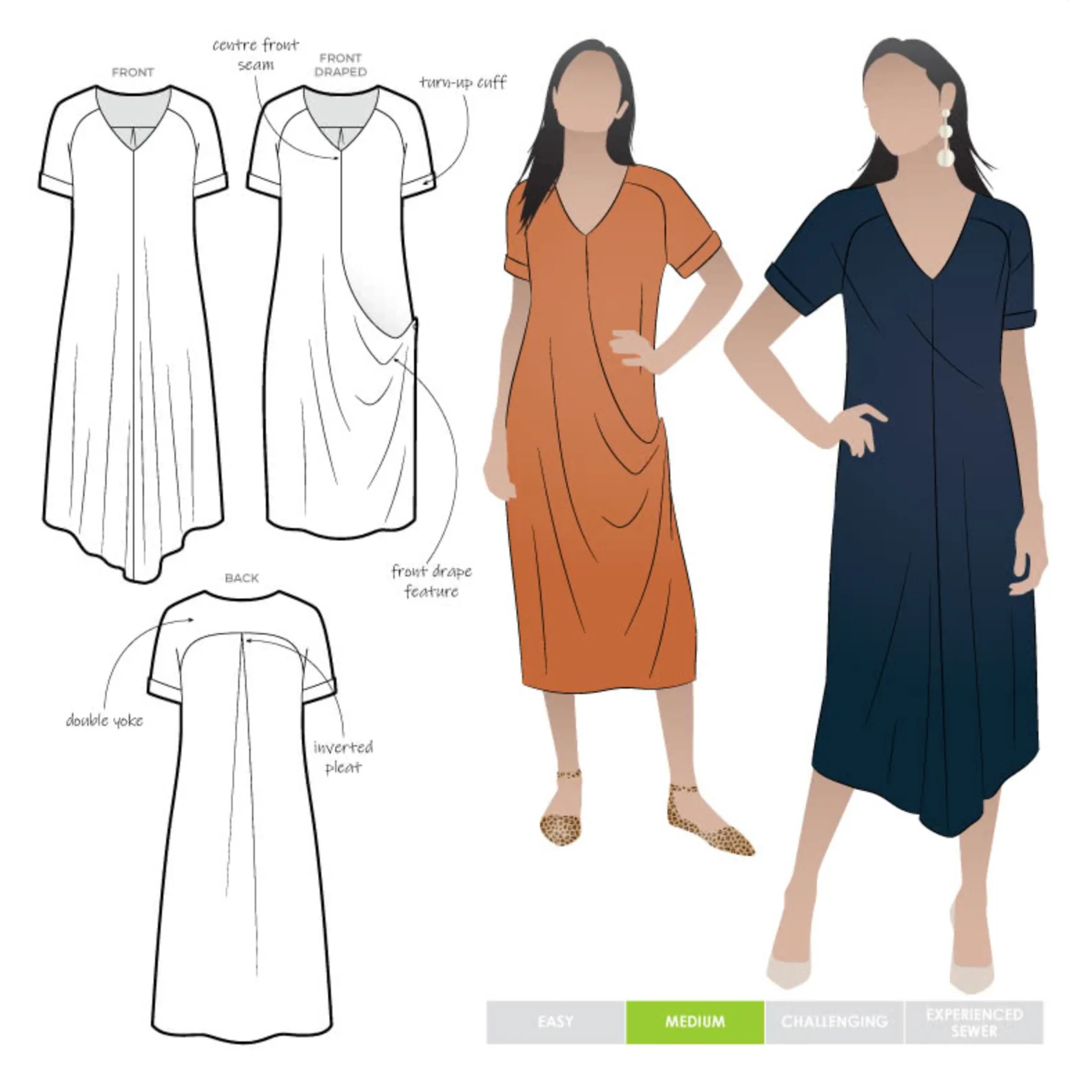 Style Arc Maeve Woven Dress - Image 9
