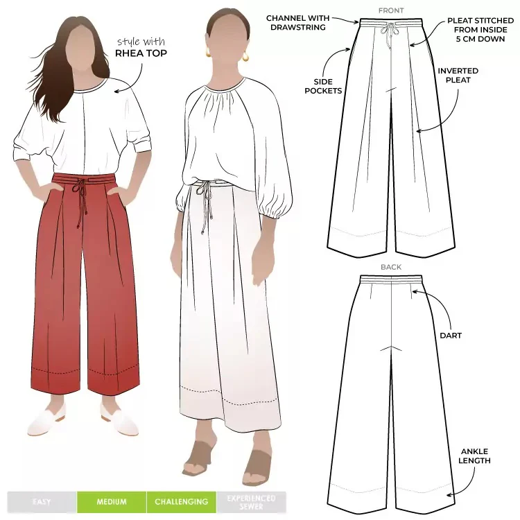 Style Arc Milan Woven Pant - Image 7