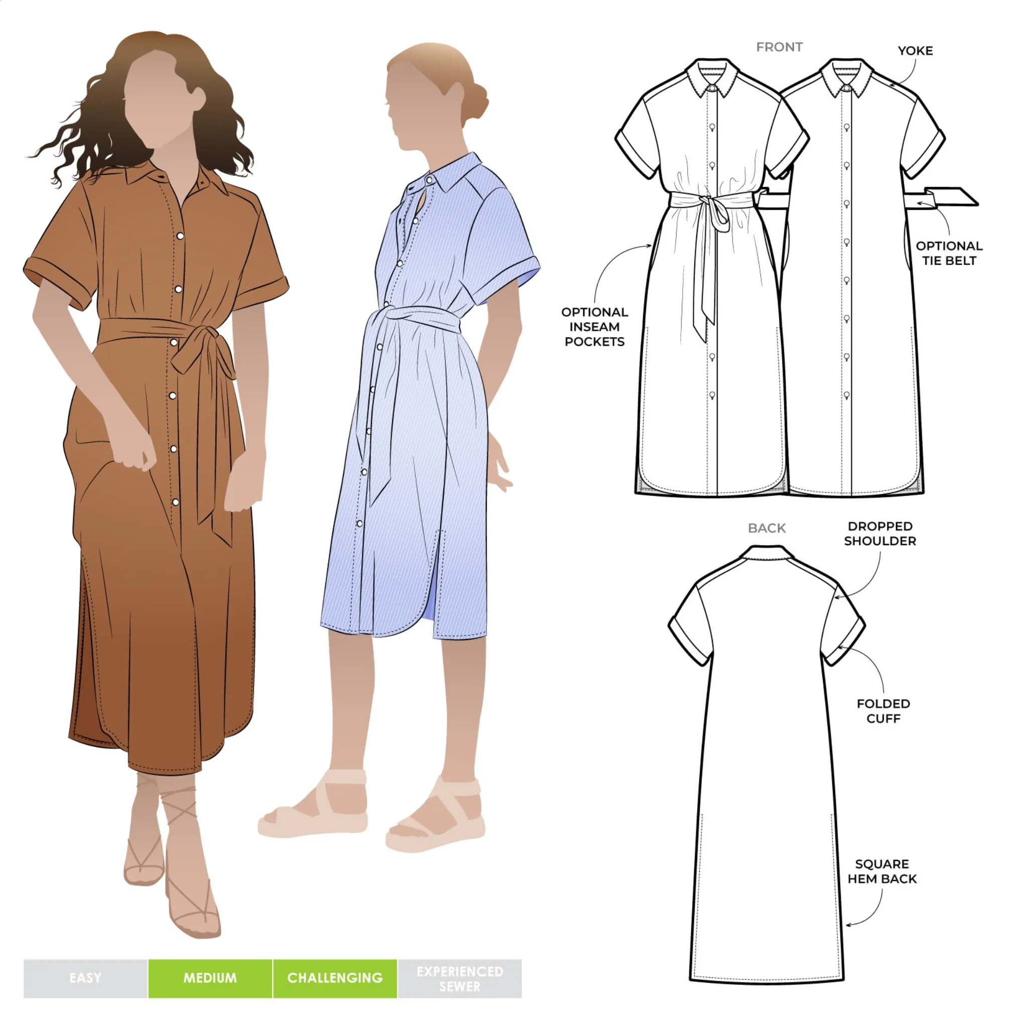 Style Arc Palmer Woven Dress - Image 17