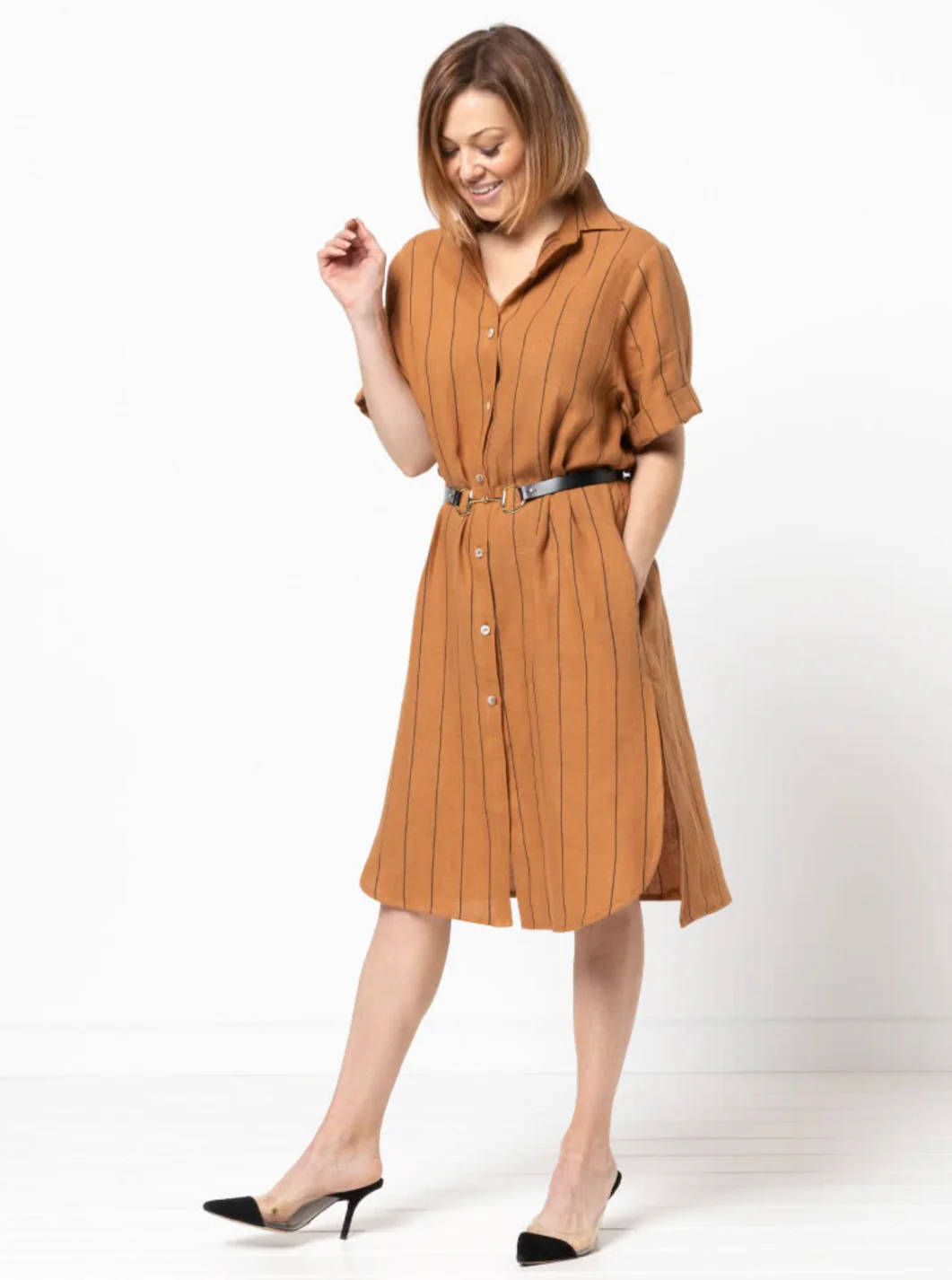 Style Arc Palmer Woven Dress - Image 8