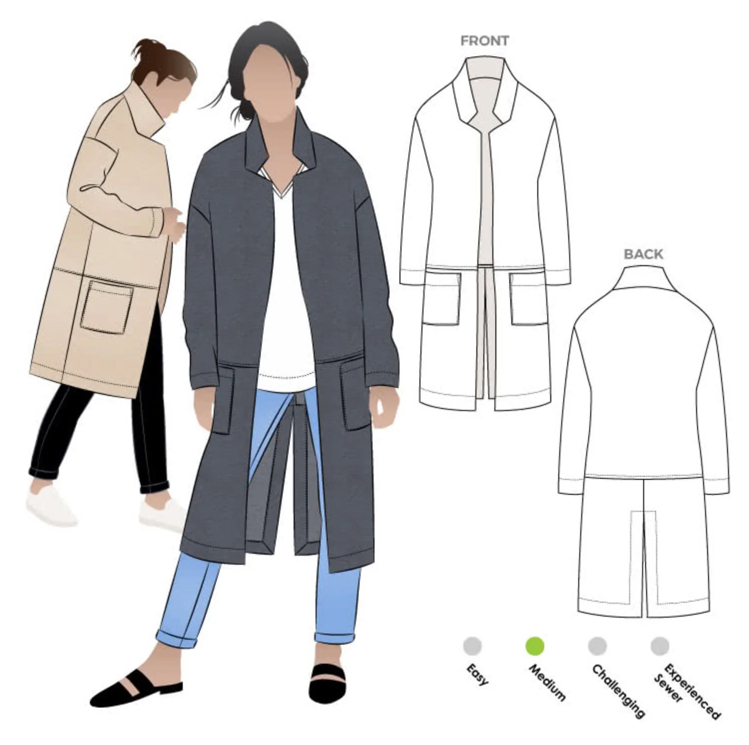 Style Arc Parker Coat - Image 5