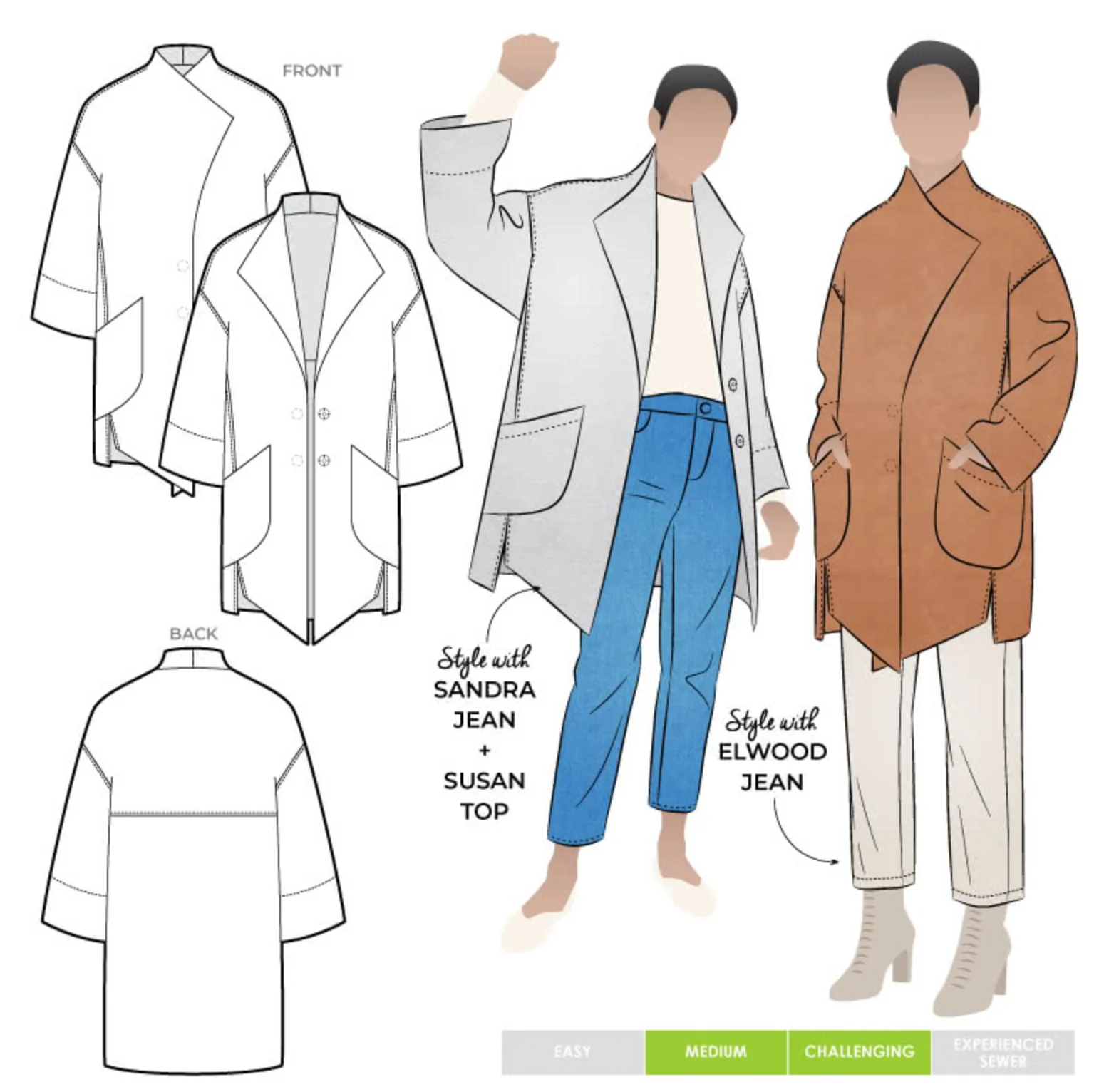 Style Arc Petra Coat - Image 11